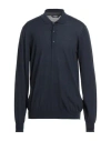 K-way Man Sweater Midnight Blue Size Xl Virgin Wool, Acrylic In Blue