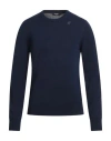 K-way Man Sweater Navy Size M Cotton In Blue