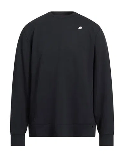 K-way Man Sweatshirt Midnight Blue Size S Cotton, Polyester, Elastane