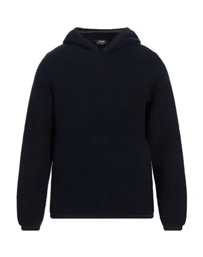 K-way Man Sweatshirt Midnight Blue Size Xl Wool, Polyamide, Polyester, Cotton