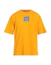 K-way Man T-shirt Orange Size Xl Cotton In Orange
