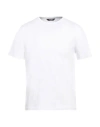 K-way Man T-shirt White Size Xl Cotton, Elastane