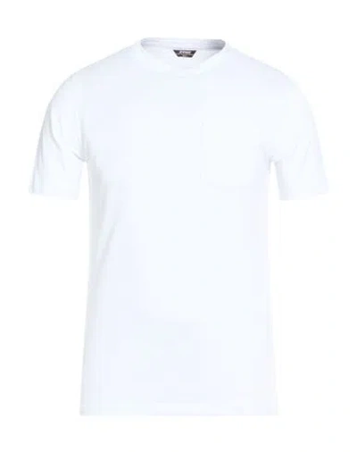 K-way Man T-shirt White Size Xxl Cotton