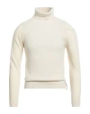 K-way Man Turtleneck Ivory Size S Wool In White