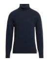 K-way Man Turtleneck Midnight Blue Size M Wool In Blue