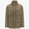 K-way Jacket  Men Color Green In Neturals