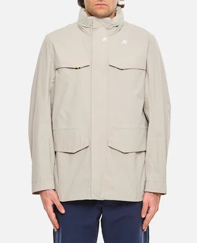 K-way Manuel Ottoman Jacket In Beige