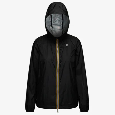 K-way Marguerite Iridescent Metal Ny In Black