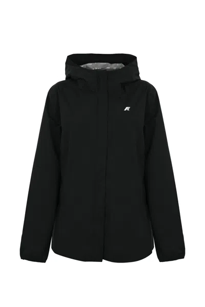 K-way Jacket Marguerite Eco Stretch Dot V Usy Black Pure
