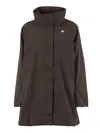 K-way Marla St Warm Down Jacket In Brown