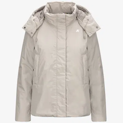K-way Marlette Soft Touch Marmotta In Neutral