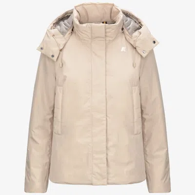 K-way Marlette Soft Touch Marmotta In Neutral