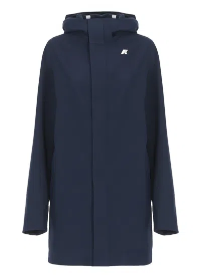 K-way Marlyn Bonded Jacket In Blue