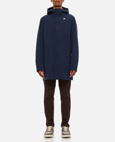 K-way Marlyn Bonded Parka In Blue
