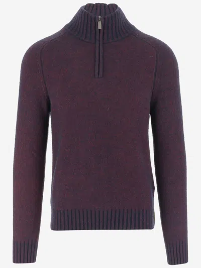 K-WAY MAROON HIGH NECK SWEATER