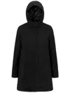 K-way Mathiel Bonded Padded Clothing In Black