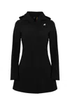 K-way Mathy Bonded Jacket In Black-blue Depth