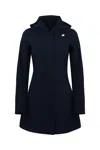 K-way Mathy Bonded Jacket In Blue Depth/blue Dept