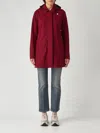 K-way Mathy Hooded Jacket In Red