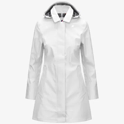 K-way Mathy Bonded Jersey In White