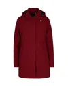 K-way Mathy Hooded Jacket In Red