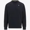 K-way K Way Medina Cotton Blend Crewneck Sweatshirt In Black