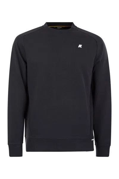 K-way Medine Logo Sweatshirt In Blue