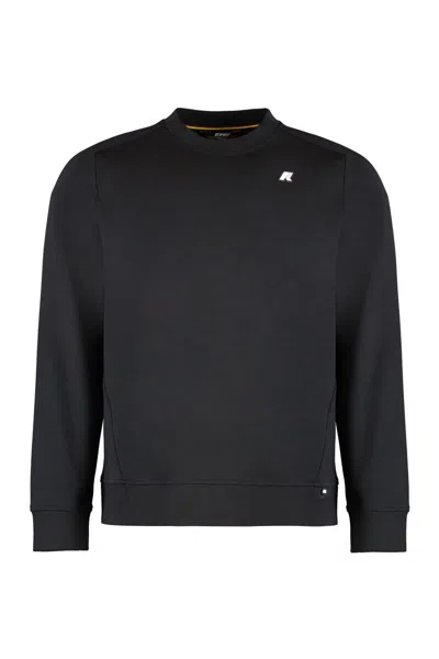K-way Medine Logo Sweatshirt In Black