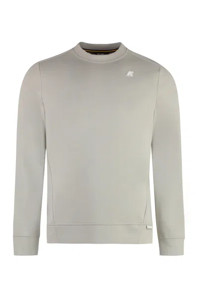 K-way Medine Logo Sweatshirt In Neutral