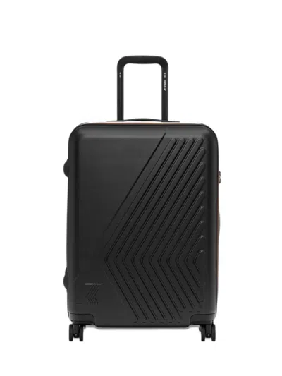 K-way Medium Eudoxieur Logo Luggage In Black