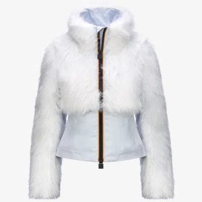 K-way Mel Eco Fur Bonded In White