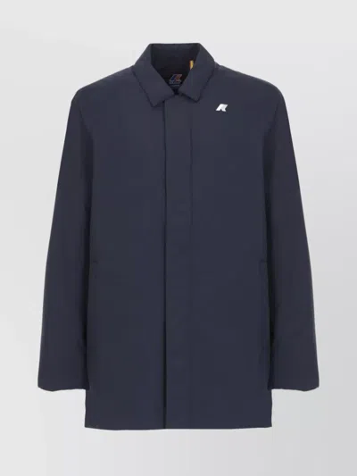 K-WAY MEN'S COLLARED LONG SLEEVE DOWN JACKET