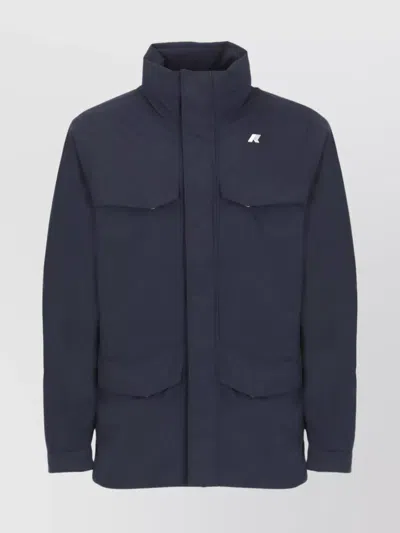 K-WAY MEN'S DOWN JACKET WITH HOOD AND POCKETS