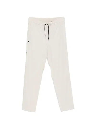 K-way Merager Travel Drawstring Trousers In Neutral