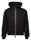 K-way Meribel Hooded Zip-front Ski Jacket In Black
