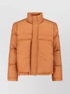 K-way Modern Puffer Jacket High Collar In Orange