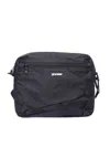 K-way Moire Pouch Bag In Black