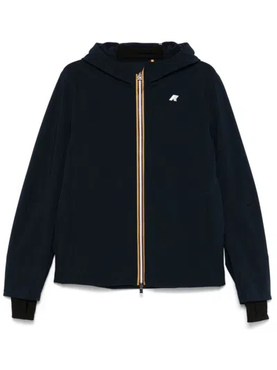 K-WAY NAVY BLUE WATERPROOF BONDED JACKET