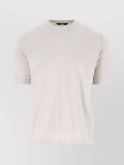 K-WAY NECK CREW PLAIN SHORT SLEEVES