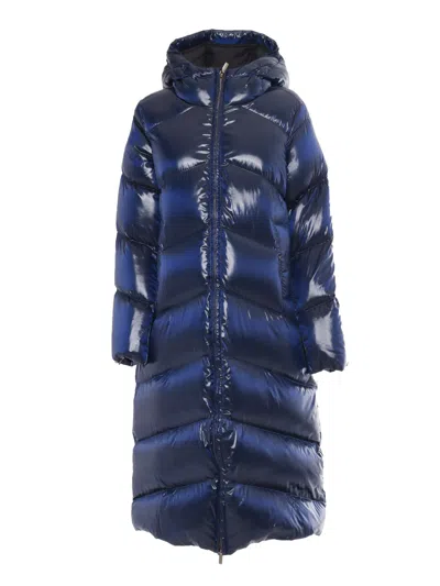 K-way Neivel Crystal Chintz Thermo Down Jacket In Blue