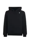 K-way K Way Bernie Hooded Sweatshirt In Black