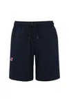 K-way Nesty Travel Nylon Shorts In Blue Depth