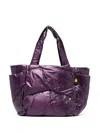 K-way Nin Crystal Chintz Tote Bag In Purple