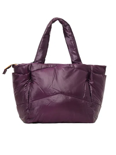 K-way Nin Crystal Chintz Tote Bag In Purple