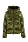 K-way Jacket In Green Moss Chintz