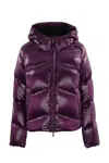 K-way Ninev Crystal Thermo Heavy Jacket In Violet Dk Purple Chi