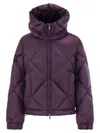 K-way K Way Ninev Down Jacket In Violet Dk Purple