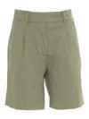 K-way Belt-loop Shorts In Green