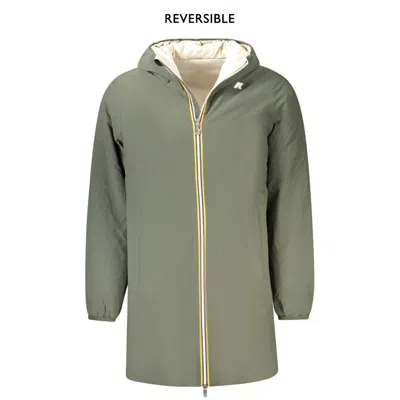 K-way Nylon Men's Jacket In Green