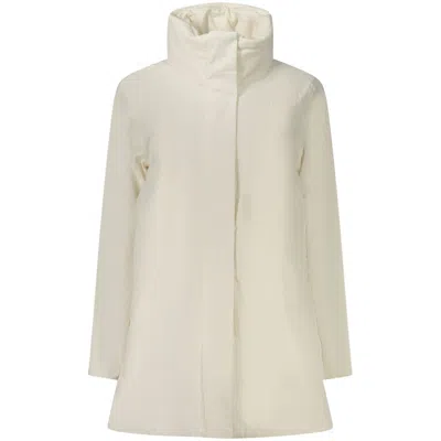 K-way Nylon Women Women's Jacket In White
